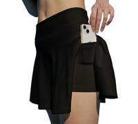 XFSRG Falda Tenis Mujer Falda Deportiva de Verano con Bolsillo y Pantalón para Mujer Cintura Alta para Golf Senderismo Correr Tenis Ciclismo