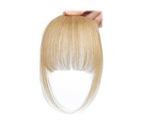 XFSRG Flequillos Postizos Clip Mujer Cabello Humano Real Extensiones de Pelo Natural para Estilo Moderno y Versátil