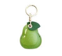 XFSRG Funda AirTag Fruta de PU para Colgante Bolso y Llavero Creativo Decorativo Accesorio Divertido para AirTag Soporte Tarjeta Monedero para Mujeres y Niñas (aguacate)