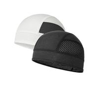 XFSRG Gorra Ciclismo Hombre Verano Transpirable y Ligera Gorro Deportivo para Moto Ciclismo y Actividades al Aire Libre Pack de 2 Negro y Blanco