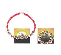 XFSRG Joyería de Halloween Collar Gótico Pulsera Halloween Conjunto de Joyas Simuladas Collar con Colgante Accesorios Góticos para Mujer(Multicolor-1)