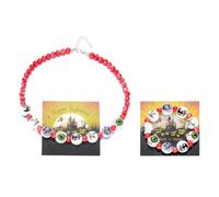 XFSRG Joyería de Halloween Collar Gótico Pulsera Halloween Conjunto de Joyas Simuladas Collar con Colgante Accesorios Góticos para Mujer(Multicolor-2)