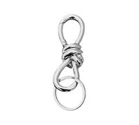XFSRG Llavero Elegante Nudo Metálico para Mujer Accesorio Moderno para Bolsos y Llaves