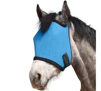 XFSRG Mascara Antimoscas Caballo Malla Transpirable Gran Espacio Antimosquitos Moscas de Caballos(Azul Claro)