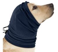 XFSRG Orejeras para Perros Cubreorejas Calmantes Protección contra el Ruido y Ansiedad Ajustables Gorro de Invierno Cálido(Azul Oscuro/M)