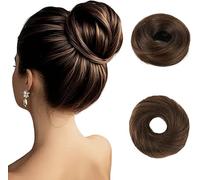 XFSRG Pelucas Mujer Accesorios Pelo Mujer Coleteros De Pelo Natural Flequillo Postizo Moños Postizos Coleta Postizos De Pelo Postizos Moño Y Coletas Adecuado Para Bodas Fiestas(A)