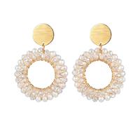 XFSRG Pendientes Bohemios Redondos para Mujer Aros Colgantes Circulares de