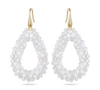 XFSRG Pendientes Colgantes Boho para Mujer de Gota Agua Ovalados
