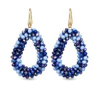 XFSRG Pendientes Colgantes Boho para Mujer de Gota Agua Ovalados