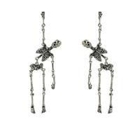 XFSRG Pendientes Mujer Esqueleto Halloween Elegantes y Divertidos Pendientes para Fiesta y Disfraces
