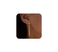 XFSRG Pendientes Mujer Flecos Oro Pendientes Largo Cadena Colgante Retro Geométricos Elegante Para Fiesta y Uso Diario (Dorado-1)