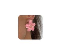 XFSRG Pendientes Mujer Flor Pendientes Fiesta Elegantes Ideal para uso Diario o para Fiestas (Rosa)