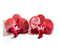 XFSRG Pendientes Mujer Orquídea Phalaenopsis Pendientes Diseño Dulce Individualidad Elegante Accesorio de Moda