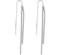 XFSRG Pendientes Mujer Plata Elegantes Colgantes Largos para Fiesta y Eventos Especiales