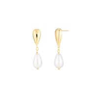 XFSRG Pendientes Perlas Doradas Con Delicadas Gotas De Perlas Como Elegantes Pendientes De Boda Para Novias Y Mujeres Perfectos Como Regalo Para Ocasiones Especiales