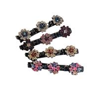XFSRG Pinza Pelo Mujer Flores Acrílico Accesorios Para Peinado Elegante(Multicolor)