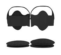 XFSRG Plantillas Para Fascitis Plantar Mujer Hombre Soporte De Talón Ajustable Almohadilla De Talón Para Alivio Del Dolor Fascitis Plantar Sandalias Mujer (Negro)