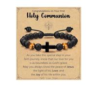 XFSRG Pulsera cristiana con cruz Accesorio de inspiración religiosa para uso diario o momentos especiales