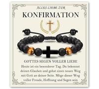 XFSRG Pulsera Cruz Para Niños Como Regalo Estiloso Para Bautizo Comunión O Confirmación Hecho (KONFIRMATION)