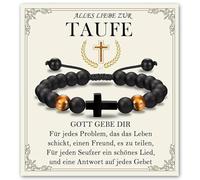 XFSRG Pulsera Cruz Para Niños Como Regalo Estiloso Para Bautizo Comunión O Confirmación Hecho (TAUFE)