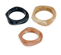 XFSRG Pulsera de Acrílico Vendimia para Mujer Pulsera de Acrílico Exagerado Difuminado Geométrico Irregularidad Ancha Brazalete Regalo para Las Mujer Niñas