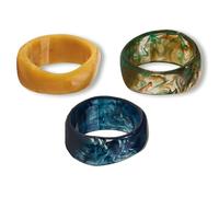 XFSRG Pulsera de Acrílico Vendimia para Mujer Pulsera de Acrílico Grueso Translúcida Geométrico Irregularidad Ancha Brazalete Regalo para Las Mujer Niñas