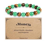 XFSRG Pulsera de Feng Shui de cristal joyería regalo espiritual para mujeres hombres Prosperidad Riqueza Protección y Éxito Profesional