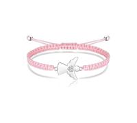 XFSRG Pulsera de la Amistad para Niñas con Ángel de la Guarda en Cordón Rosa Ajustable Pulsera de Bautizo Elegante y Delicada Ideal para Regalos de Confirmación y Ocasiones Especiales