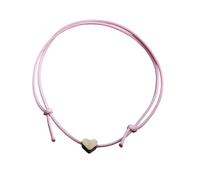 XFSRG Pulsera de Tobillo para Mujer con Diseño de Corazón Cadena de Tobillo Elegante para Todas las Ocasiones (Rosa)