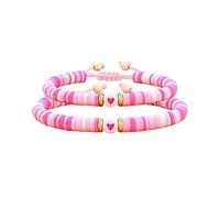 XFSRG Pulsera Mujer Colorida Con Corazón Joyería Moderna Para Todas Las Ocasiones