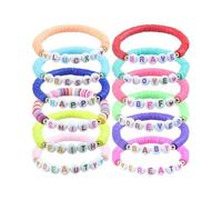 XFSRG Pulseras Mujer Coloridas Letras Motivadoras Joyería Moda Pulseras Originales Regalos Para Mujer
