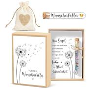 XFSRG Set de Regalo Deseos Cumplidos Caja Regalo Graduación Presentación Dinero Creativa para Navidad y Confirmación (Caja de regalo#1)