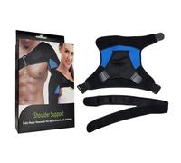 XFSRG Soporte de Espalda Ajustable y Transpirable para Hombro Derecho o Izquierdo Vendaje de Compresión para Alivio del Dolor Recuperación y Estabilización Ideal para Deportes y Uso Diario