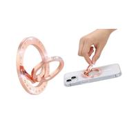 XFSRG Soporte Magnético Móvil de Aleación con Diseño Elegante Anillo Giratorio 360 Grados para Teléfonos Accesorio de Moda para Smartphones (Oro Rosa)