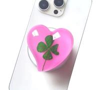 XFSRG Soporte Movil Magnético Corazón Trébol de Cuatro Hojas Plegable Retráctil Elegante y Encantador Adecuado para el Día de San Valentín Aniversario Regalo de Cumpleaños