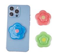 XFSRG Soporte para Movil con Diseño de Flores y Mariposas Agarre Colorido para Telemóvel Accesorios Movil Mesa Ideal Jóvenes y Adultos (1)