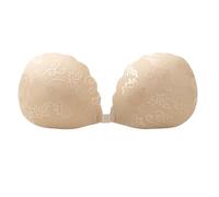 XFSRG Sujetador Adhesivo Invisible Push Up Silicona de Sin Tirantes Invisible Espaldapara Levantar El Pecho Reutilizable Up Mujer（Blanco，A）