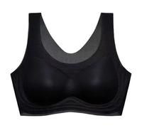 XFSRG Sujetadores Mujer sin Aros Push up Forma U Profundo Escote Ultraligero Transpirable sin Costuras Efecto Reductor Soporte Máximo Comodidad Todo el Día