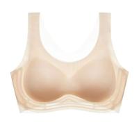 XFSRG Sujetadores Mujer sin Aros Push up Forma U Profundo Escote Ultraligero Transpirable sin Costuras Efecto Reductor Soporte Máximo Comodidad Todo el Día