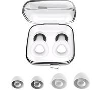 XFSRG Tapones para los oídos de silicona reutilizables reducción de ruido alta fidelidad protección auditiva set de 3 pares cómodo y seguro ideal para dormir conciertos viajes y trabajo(White)