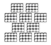 XFUYI 10 Piezas 21700 Soportes de Soporte de batería 21700 Soporte de batería para baterías 21700 Accesorios 3x4