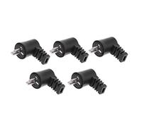 XFUYI 5 Piezas 2 Pines DIN e HiFi Cable de Enchufe de Altavoz o Conector de Soldadura de Tornillo Plástico + Metal