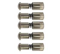 XFUYI - 5 prensatelas de Cambio rápido y Sencillo, Abrazadera de Tornillo de fácil Cambio para máquinas de Coser, Estructura de Acero Inoxidable