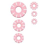 XFUYI 6 Piezas de guía de aro de Arcilla de 1,5/2/2,5/3/3,5/4 cm, Cortador de Arcilla de Silicona, guía para Hacer aretes y Joyas