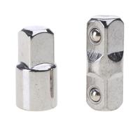 XFUYI Adaptador de Manguito de Enchufe de 3/8", Conector Hexagonal Doble para Cabezal Cuadrado Exterior, Varilla de extensión para Llave eléctrica