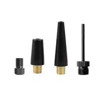 XFUYI Aguja para balón, Aguja para Bombas de Aire, boquillas de Aguja de inflado para Baloncesto, fútbol y Voleibol (Juego de 3 o 4 Piezas)