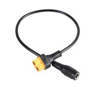 XFUYI Cable Adaptador de Corriente XT60 Hembra a 5,5 x 2,1 mm para Pantalla FPV y Cable Conector de batería de Panel Solar 32 cm 12,6 Pulgadas