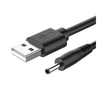 XFUYI Cable de Carga USB a 3,5 mm, Conector USB A Macho a 3,5, Adaptador de Fuente de alimentación de 5 V para Cable USB.