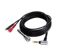 XFUYI Cable para Juegos con Conector de 6,3 mm Cable de micrófono para Auriculares HD25 HD25-1 HD25-1 II HD25-C HD25-13 HD25