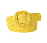 XFUYI Cinturón de Cintura para Mujer con Hebilla Colorida, cinturón Trenzado para Vestir, cinturón de Cintura Playero para Mujer